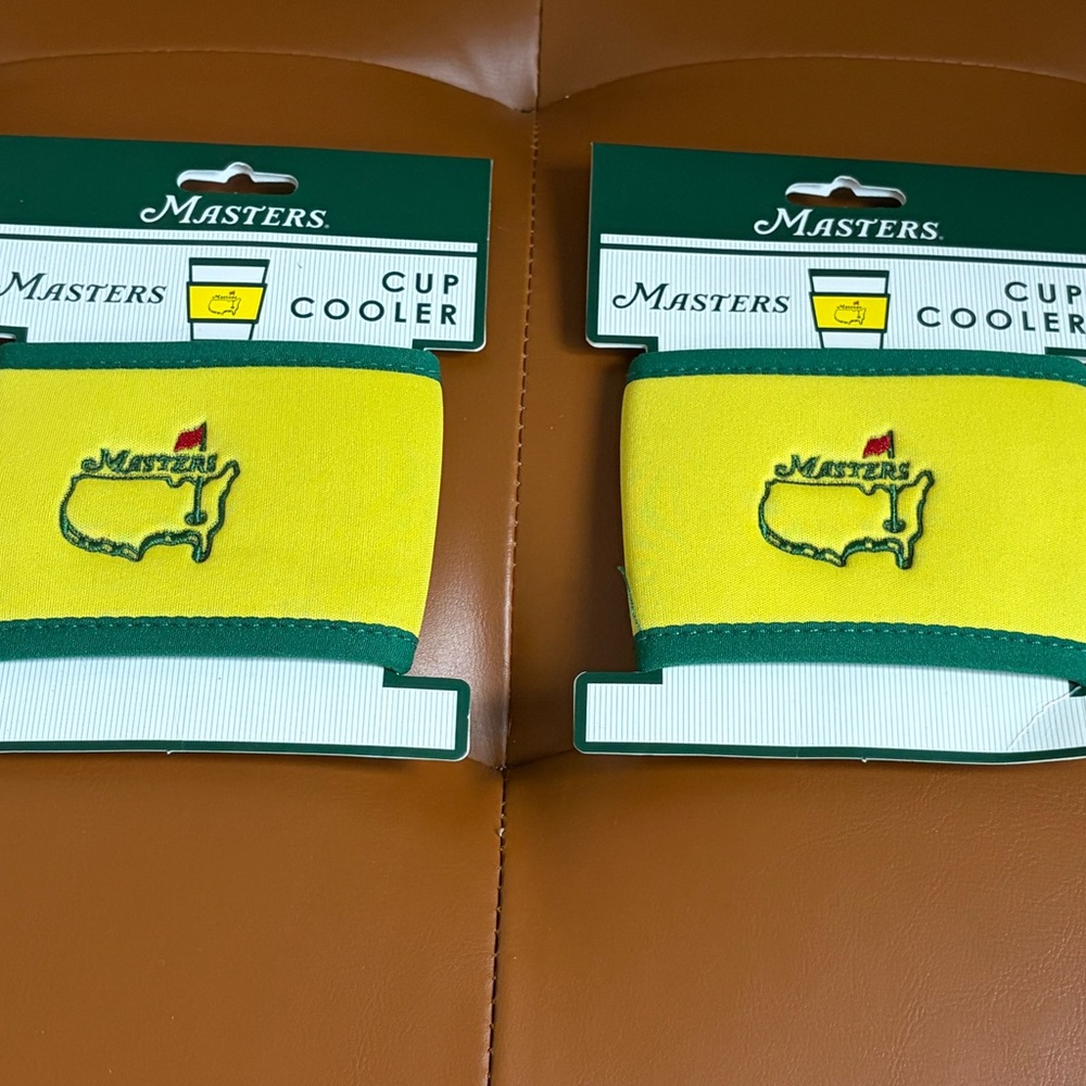 Masters Green and Yellow Cup Cooler Set